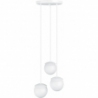 Kuul F white triple glass balls pendant lamp Ummo