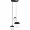 Kuul M white&amp;black triple glass balls pendant lamp Ummo
