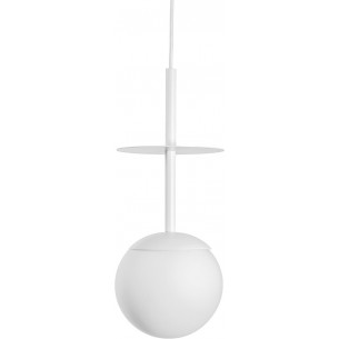 Plaat 20 white glass ball pendant lamp Ummo