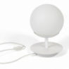 Plaat white glass ball table lamp Ummo