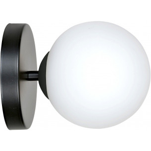 Bior white&amp;black glass ball wall lamp Emibig