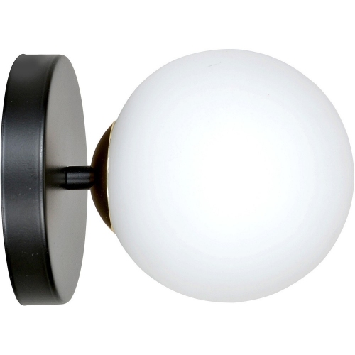 Floki white&amp;black glass ball wall lamp Emibig