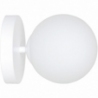 Halldor white glass ball wall lamp Emibig