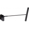 Wygo Led black wall lamp with arm and switch Lucide