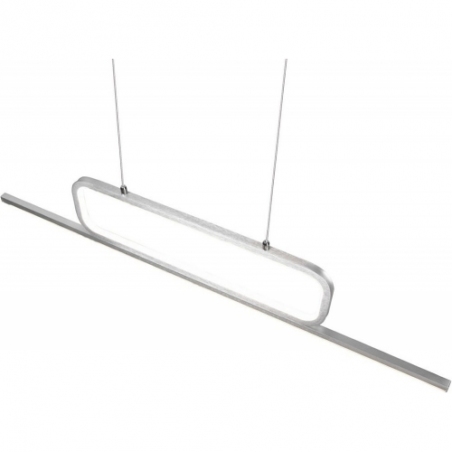 Aick LED 110 brushed aluminium modern pendant lamp Trio