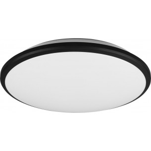 Stylowy Plafon minimalistyczny Limbus LED 35 czarny Reality do salonu i sypialni