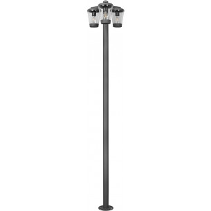 Cavado anthracite garden lantern Trio