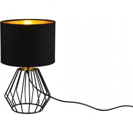 Chuck black wire table lamp Reality