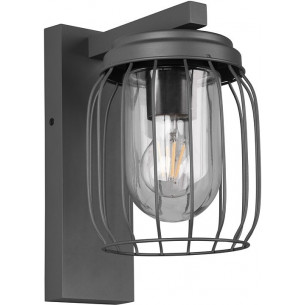 Tuela anthracite outdoor wall lamp Trio