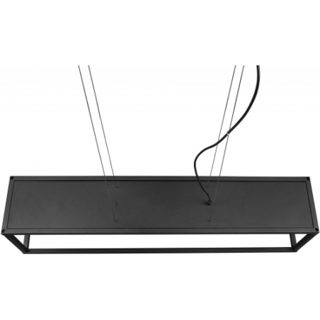 Stylowa Lampa wisząca industrialna Vito 100 czarna Reality do salonu, jadalni i kuchni