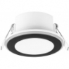 Lampa podtynkowa spot Aura LED 8 czarna Trio do kuchni i przedpokoju