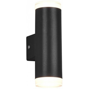 Ray II LED black outdoor wall lamp Trio