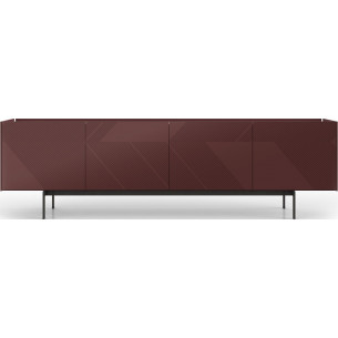 Raggio 240 maroon TV sideboard Midsty