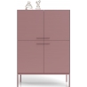 Intre 100 pink cabinet with shelfs Midsty