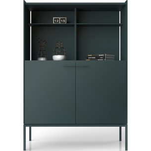 Demi 100 green cabinet with shelfs Midsty