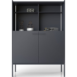 Demi 100 graphite cabinet with shelfs Midsty