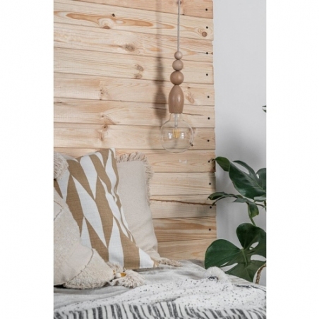 Loft Pallo wooden pendant lamp Kolorowe kable