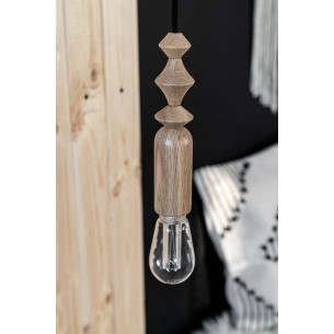 Loft Tammi wooden pendant lamp Kolorowe Kable