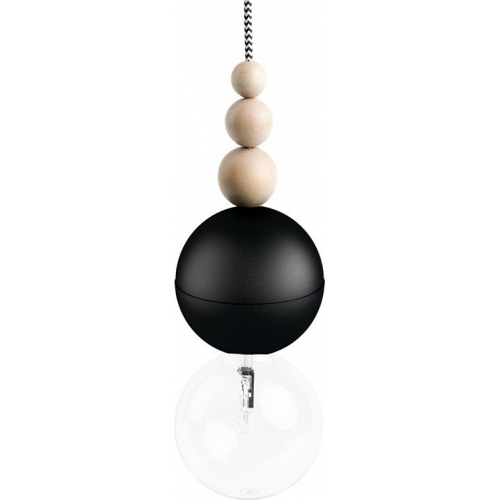 Loft Bala black&amp;zebra "bulb" pendant lamp Kolorowe kable