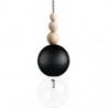Loft Bala black&amp;zebra "bulb" pendant lamp Kolorowe kable