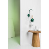 Loft Bala dark green&amp;elderberry scandinavian hanging wall lamp Kolorowe kable