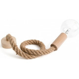 Lampa wisząca żarówka na sznurze Loft Eco Line B Kolorowe kable w stylu boho