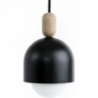 Loft Ovoi 17 black&amp;carbon scandinavian pendant lamp Kolorowe kable
