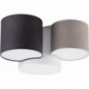 Mona Colour III ceiling lamp with shades and 3 lights TK Lighting