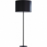 Stylowa Lampa podłogowa z abażurem Winston 60 czarna TK Lighting do salonu i czytania