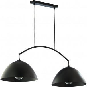 Faro New black metal pendant lamp with 2 lights TK Lighting