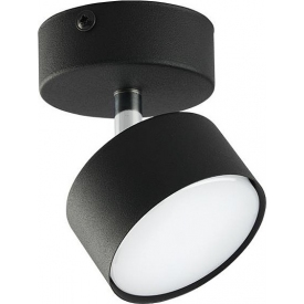 Funkcjonalny Reflektor sufitowy nowoczesny Clark LED czarny TK Lighting do kuchni i przedpokoju