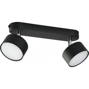 Funkcjonalny Reflektor sufitowy nowoczesny Clark II LED czarny TK Lighting do kuchni i przedpokoju