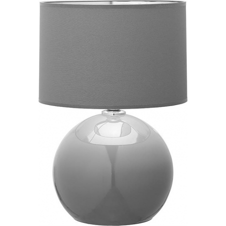 Palla grey glass table lamp with shade TK Lighting