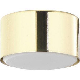 Dallas 8 LED black&amp;gold glamour ceiling lamp TK Lighting