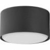Dallas 8 LED black round ceiling lamp TK Lighting
