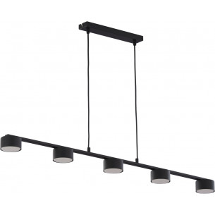 Dallas V LED black modern pendant lamp TK Lighting