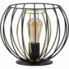 Jaula black&amp;gold wire table lamp TK Lighting