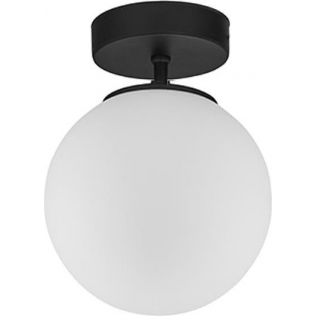 Celeste 16 white&amp;black glass ball ceiling lamp TK Lighting