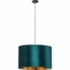 Stylowa Lampa wisząca welurowa Tercino 50 zielona TK Lighting do salonu, jadalni i kuchni