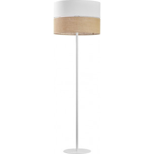 Linobianco 50 white boho floor lamp TK Lighting