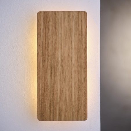 Stylowy Kinkiet drewniany Tavola LED TK Lighting do sypialni i salonu