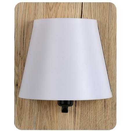Idaho 12 light wood&amp;white scandinavian wall lamp Lucide