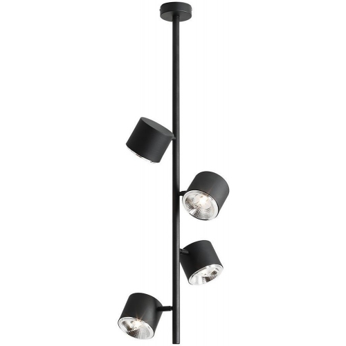 Bot black semi flush ceiling light with 4 lights Aldex