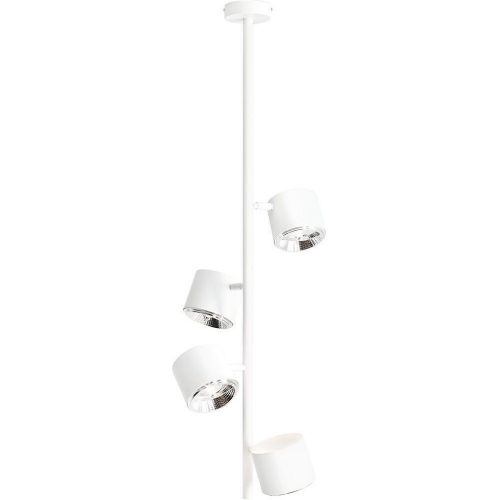 Bot white semi flush ceiling light with 4 lights Aldex