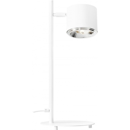 Stylowa Lampa biurkowa regulowana Bot White biała Aldex do gabinetu i biura