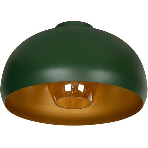 Sharan 38 green metal ceiling lamp Lucide
