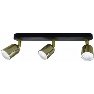 Top Gold triple ceiling spotlight TK Lighting