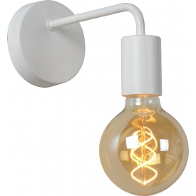 Scott white industrial wall lamp Lucide