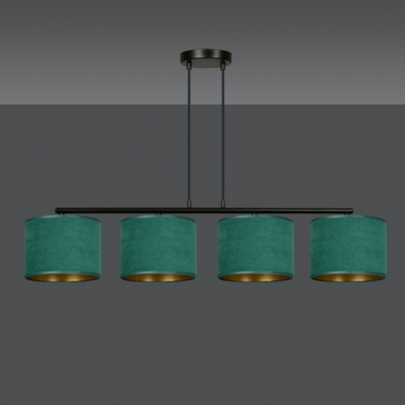 Hilde IV green pendant lamp with shades Emibig