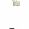 Hilde white&amp;beige floor lamp with shade Emibig